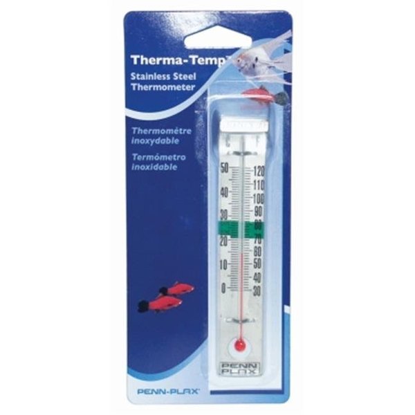 Penn-Plax Penn Plax PP37105 Stainless Steel Thermometer PP37105